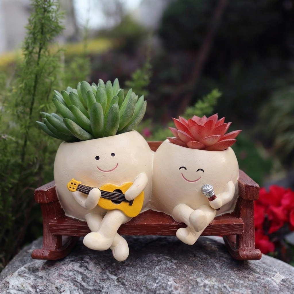 Bench Planter Set